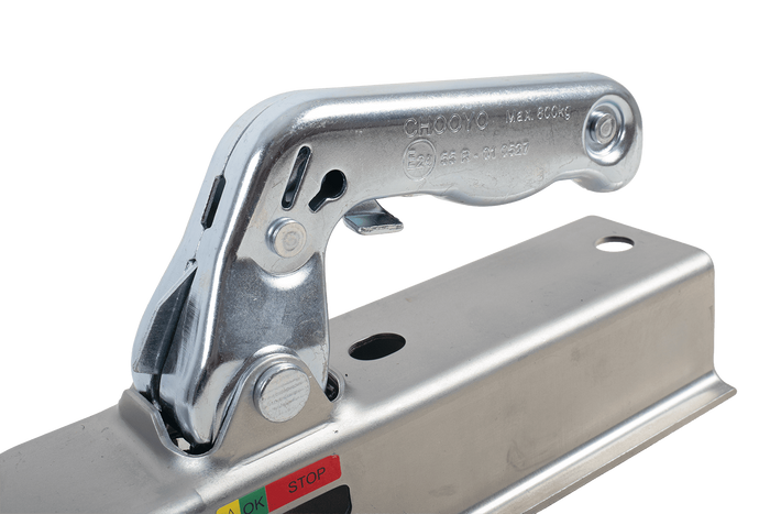 CHOOYO JD.00.53.001 Kugelkupplung für 800-kg-Anhänger mit 50-mm-Vierkant-Zugstange