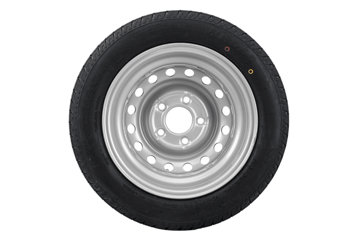 Verstärktes Rad für Anhänger REIFEN WANDA 195/50 R13C 104/101N FELGE TRAILER TOP 5.5Jx13"H2 5x112 ET:30