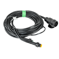 ASPÖCK Elektroinstallation Anhängerverkabelung Kabelbaum 7m 13/8 Pol Stecker Bajonett 2x 5 Pol