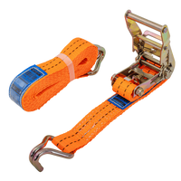 UNITRAILER 4 m/35 mm/2 t oranges Transportband mit Spanner