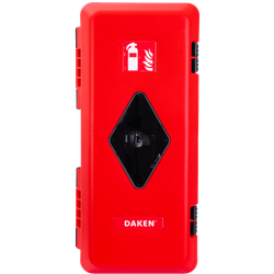 Feuerlöscherbox 9kg DAKEN 82030 ADAMANT 671x310x247mm rot