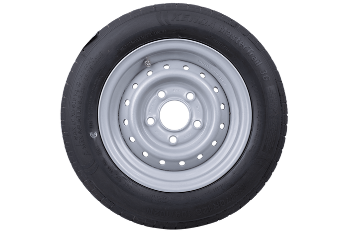 OUTLET Verstärktes Anhängerrad REIFEN KENDA 155/70 R12C 104/102N FELGE STARCO 4.5Jx12&quot;H2 5x112 ET:20