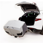 Towbox V3 Grey LED Edition – Anhängerkupplungs-Gepäckbox