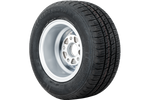 Verstärktes Anhängerrad KENDA REIFEN 195/55 R10C 98/96N ALU FELGE STARCO 6Jx10"H2 5x112 ET:-4