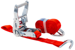 UNITRAILER 3 m/25 mm/1 t rotes Transportband mit Spanner
