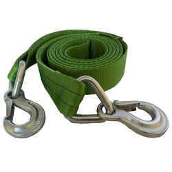 Abschleppseil mit Haken HILLS Abschleppgurt 5m/60mm/6t grün