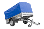 PKW-Anhänger 200x125 UNITRAILER GARDEN 201 KIPP mit blauer Hochplane