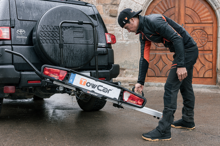 Towcar Balance – Anhängerkupplungs-Motorrad-/Fahrradträger