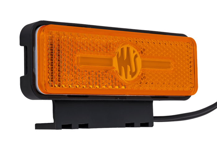 WAŚ W254 2033 LED-Positionsleuchte, orange, universell, mit Halterung