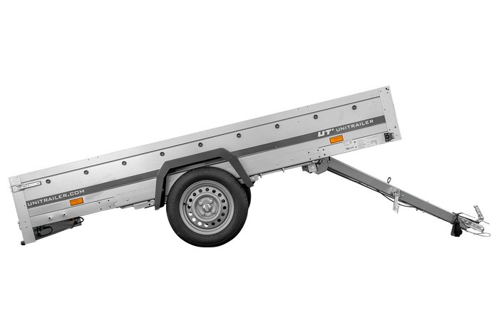 OUTLET PKW-Anhänger auf Federn 264x125 UNITRAILER GARDEN 264/R KIPP