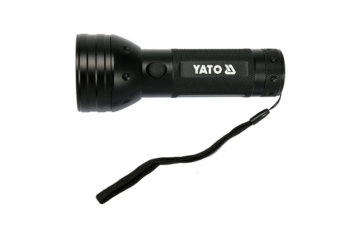 YATO YT-08581 UV-Taschenlampe + Schutzbrillen-Set mit 51 LEDs