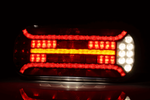 FRISTOM FT-600 LED-Rückleuchte, 6 Funktionen, links