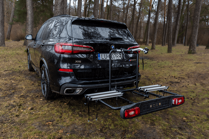 Inter Pack Re-Cargo Anhängerkupplungsplattform + Adapter für den Transport von 2 Fahrrädern
