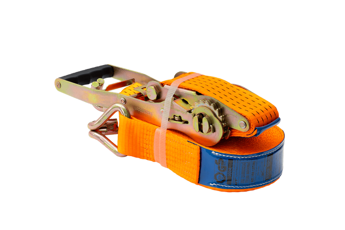UNITRAILER ERGO 12 m/50 mm/5 t oranges Transportband mit Spanner