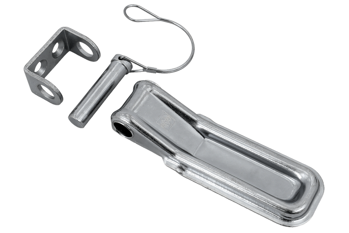 Seitenscharnier mit Griff und Bolzen WINTERHOFF BSCH 10-17-170+BSCHG 10-17-B+BSCHG 10-17-B komplette Anhängerseitenmontage