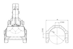 WINTERHOFF WW 350 RC-K1414 Kugelkupplung für 3500 kg Anhänger mit 60 mm Zugstange aus Gusseisen