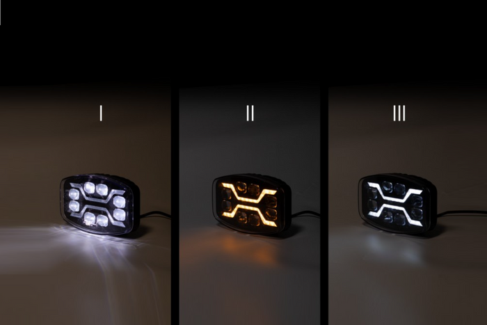 LED-Arbeitsscheinwerfer-Reflektor KAMAR X-SPIDER L3436 72xLED 1600lm