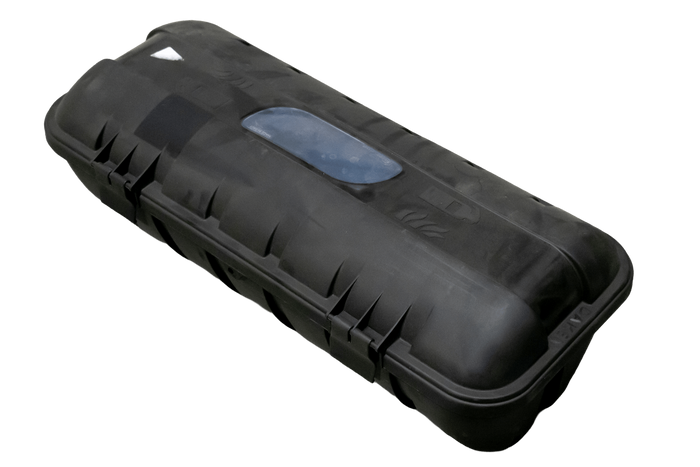 Feuerlöscherkasten 9/12 kg DAKEN 82511 STRIKE 707x322x239mm schwarz