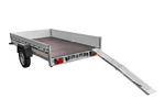 UNITRAILER ALR004B klappbare Auffahrrampe aus Stahl für Anhänger, 190 cm, 200 kg