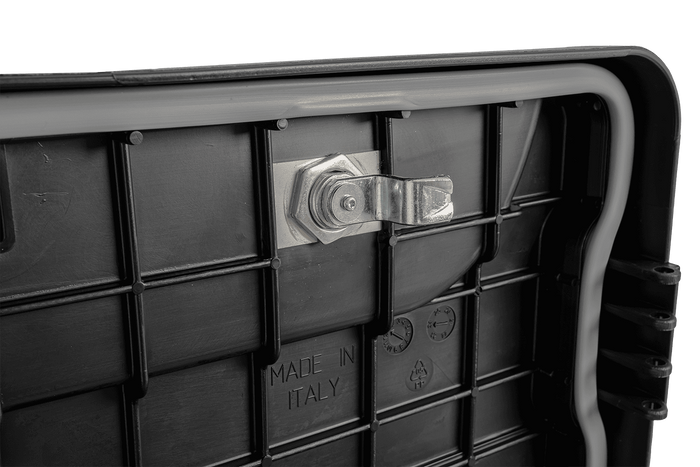 DAKEN 82202 BLACKIT Werkzeugkasten 550x250x295mm 23l