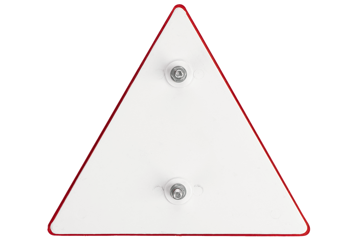 Rotes Dreieck WAŚ Rückstrahler