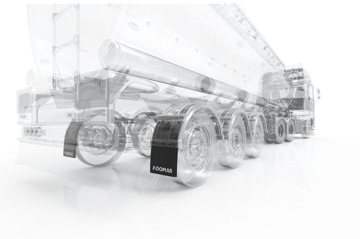 Schmutzfänger DOMAR DK5115 Kotflügel 400/700mm