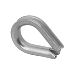 DROMET KU.4 Seilkausche, Stahlkordel, 4mm