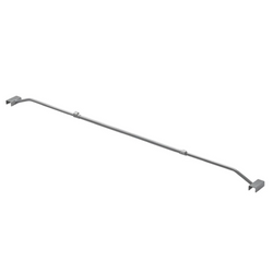 Flache Planenhalterung für ProPlus-Anhänger 340918V01, verstellbar 152–220 cm