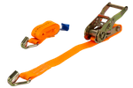 UNITRAILER 2 m/25 mm/1 t orangefarbenes Transportband mit Spanner