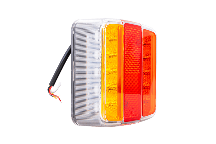 TT TECHNOLOGY TT.12006 LED-Rücklicht mit 4 Funktionen, universell