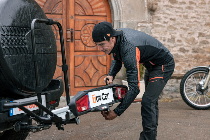 Towcar Balance – Anhängerkupplungs-Motorrad-/Fahrradträger