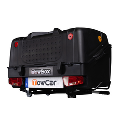 Towbox V1 Black Edition – Anhängerkupplungs-Gepäckbox
