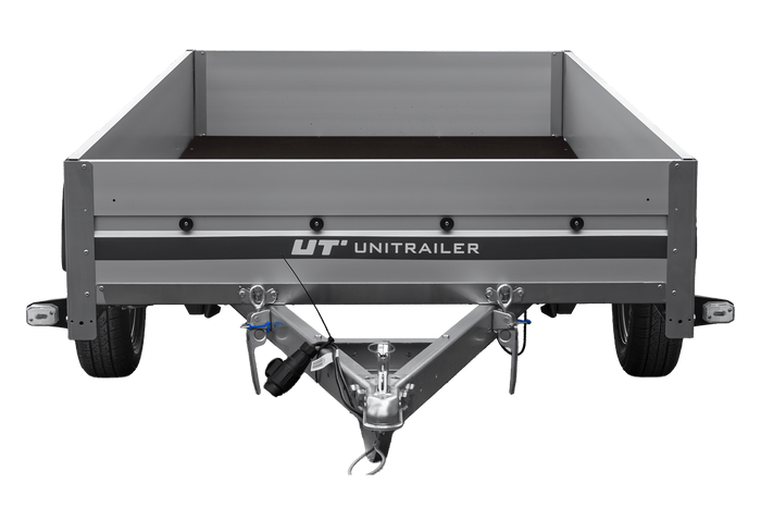 Anhänger mit Aluminiumseitenwänden 264x125 Unitrailer Garden 264 KIPP ALU