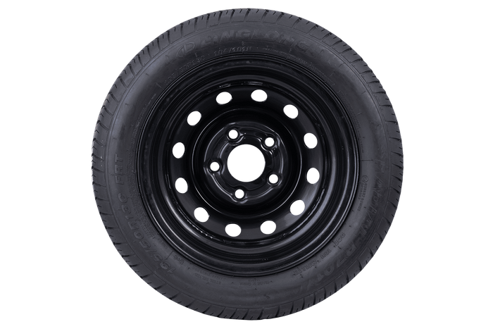 OUTLET Verstärktes Anhängerrad LINGLONG REIFEN 195/50 R13C 104/101N UNITRAILER FELGE schwarz 5.5Jx13&quot; 5x112 ET:30