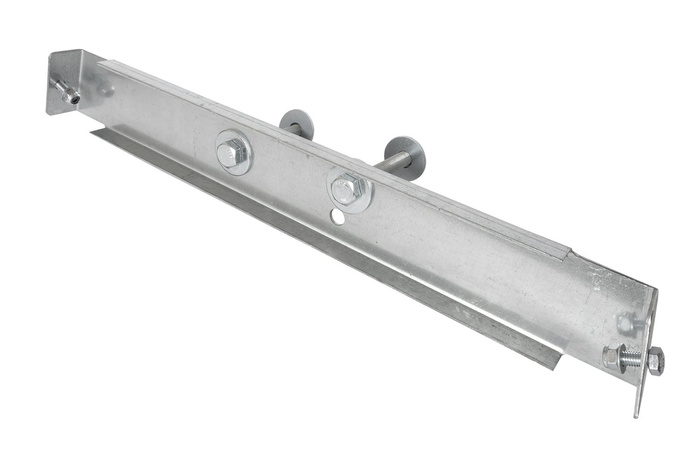 Halterung zur Montage eines Reserverads an der Deichsel eines UNITRAILER-Anhängers