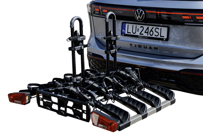 Inter Pack New Spider 4 - Anhängerkupplungs-Fahrradträger für 4 Fahrräder