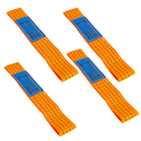 Satz mit vier Transportgurten für UNITRAILER-Anhänger 0,3 m/50 mm/4 t, orange