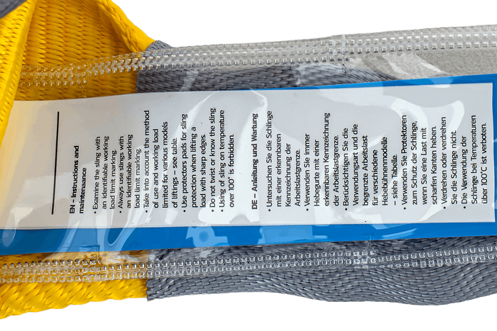 HEFFA Kranschlinge 2 m/90 mm/3 t mit Schlaufen