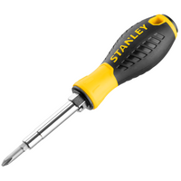 STANLEY 6-fach Schraubendreher 3 Bits / 6 Spitzen