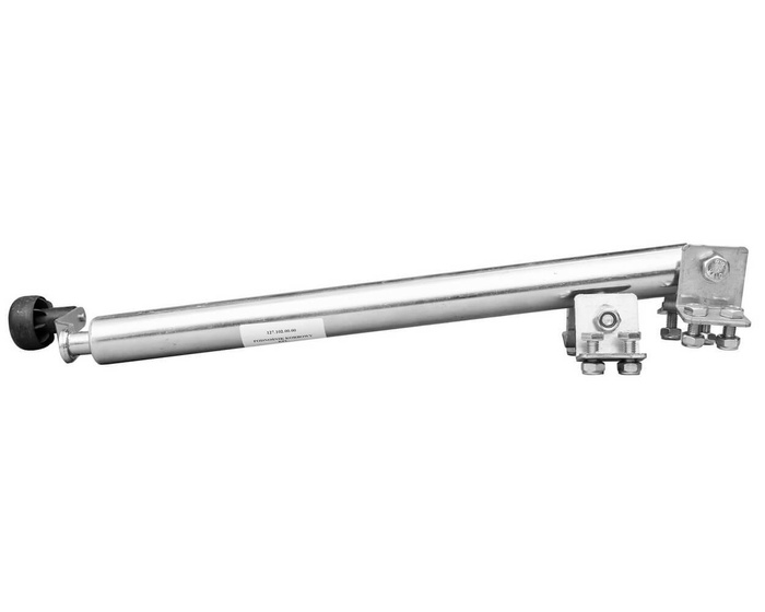 UNITRAILER Kurbelheber mit Griffen zum Kippen und Entladen eines 1000 kg schweren Autotransportanhängers (500–865 mm)