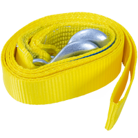 Abschleppseil mit Haken UNITRAILER Abschleppgurt 3m/50mm/3t gelb