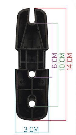 Flexi Fit Universalklemmen (4er Set) - Dachboxhalterungen