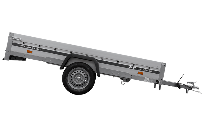 Anhänger mit Aluminiumseitenwänden 264x125 Unitrailer Garden 264 KIPP ALU