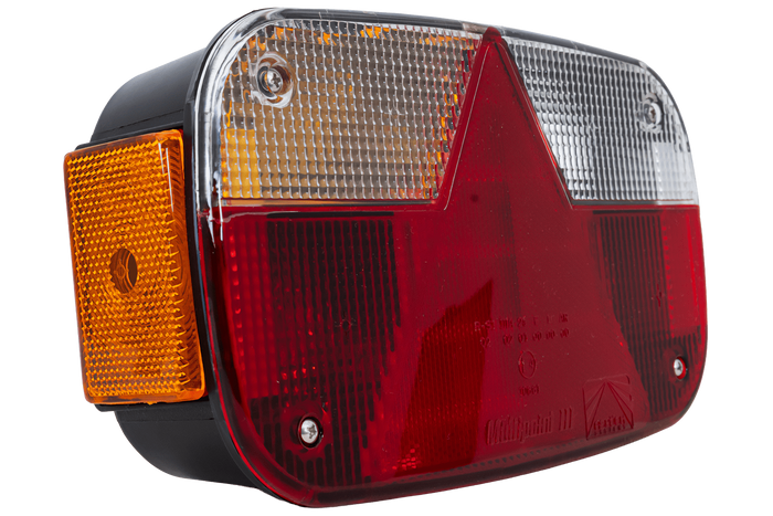 ASPÖCK Multipoint III Rückleuchte, 8 Funktionen, links