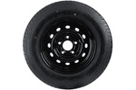 Verstärktes Rad für Anhänger LINGLONG TIRE 165/80 R13C 96/94N UNITRAILER RIM schwarz 4,5Jx13" 5x112 ET:30