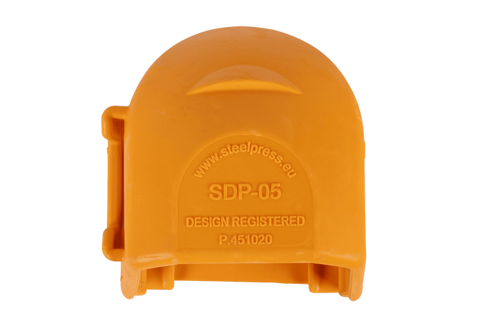 Sicherheitsabdeckung für die STEELPRESS SDP-05 Soft Dock Kugelkupplung mit Platz für den Stecker