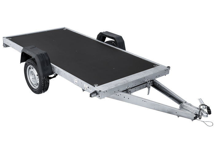 Autotransportanhänger auf Federn 264x125 UNITRAILER FORCE 264/R KIPP