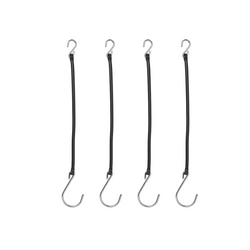 Satz mit vier Sicherheitsseilen mit Haken ProPlus 342130S, Länge 285 mm