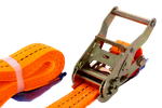 UNITRAILER 3 m/35 mm/2 t orangefarbenes Transportband mit Spanner