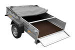 Leichter Anhänger 200x125 UNITRAILER GARDEN 201 KIPP mit grauer Plane